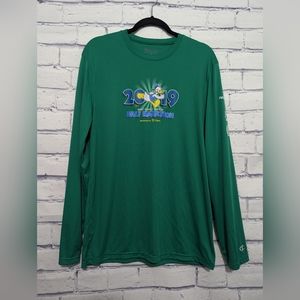 WDW Champion run Disney Half Marathon 2019 Long Sleeve Shirt Men's Size Medium